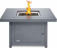 Napoleon Hamptons Square Patioflame Fire table, fuel type of propane or natural gas