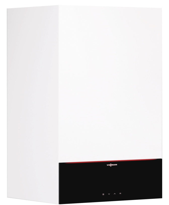 Viessmann boiler, Vitodens 100-w, front-angled view