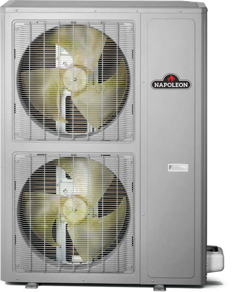 4 ton or 5 ton heat pump from Napoleon. The perfect cold weather and cold climate heat pump packages.