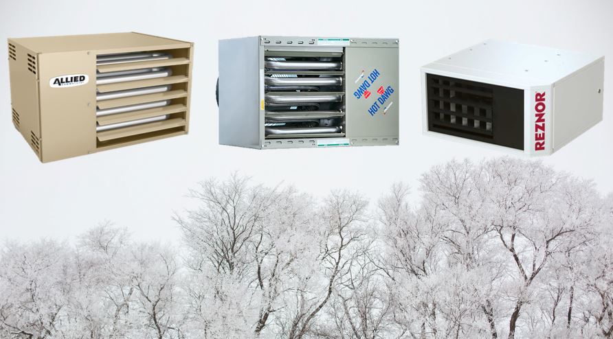 End of winter sale on garage heaters and unit heaters from BPH Sales