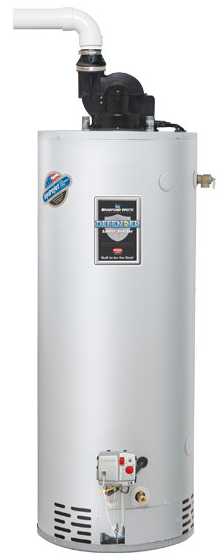 Bradford White Water Heaters offered across Canada by BPH Sales. The Power Vent Natural Gas or Propane tank water heater. Available in multiple sizes - contact BPH Sales today for your home HVAC, hot water, or IAQ (indoor air quality) solutions across Canada. 