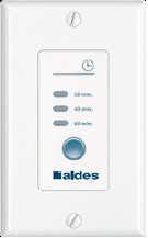 Aldes Residential HRV & ERV Residential Air Exchanger 20-40-60 timer controllers for in your home. Part number 611228. pair 3 of these with your new Aldes HRV or ERV.