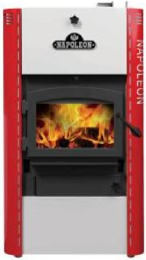 Napoleon HMF150 Hybrid Furnace Wood Oil Gas or Electric heating High efficiency clean burning