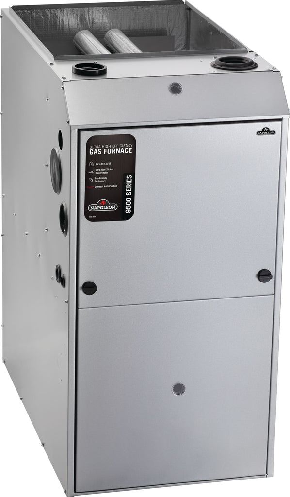 The Napoleon 9500 high efficiency furnace is a single stage, high efficiency furnce from napoleon HVAC. This is one of the highest quality yet affordable gas furnaces on the market, and made right here in Canada