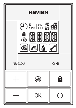 Navien Remote Controller NR-21DU (30022717B) – BPH Sales