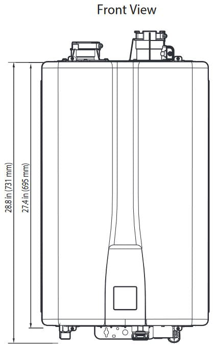 Navien Tankless Water Heater NPE-S2 On-Demand Water Heater – BPH