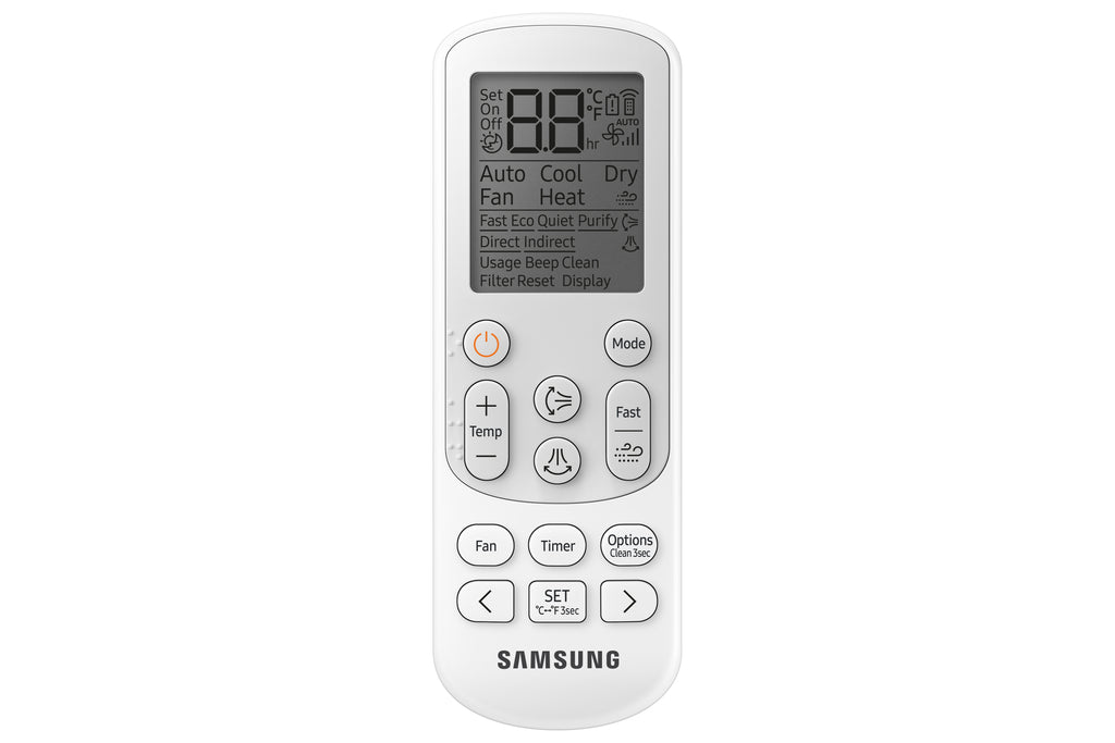 remote controller that comes standard with max heat 2.0, windfree 2.0, and quantum 2.0 indoor units