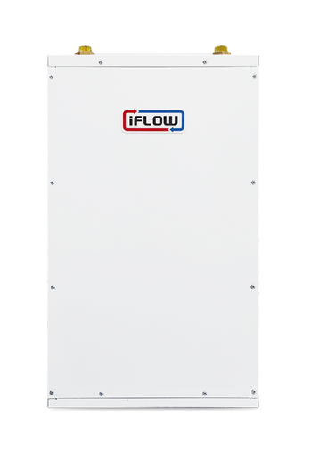 Front view of a iFlow iFLH-18000W hydronic air handling unit
